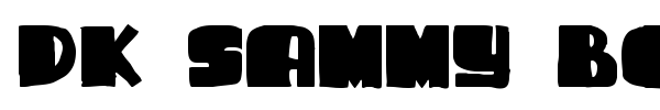 DK Sammy Boy font preview